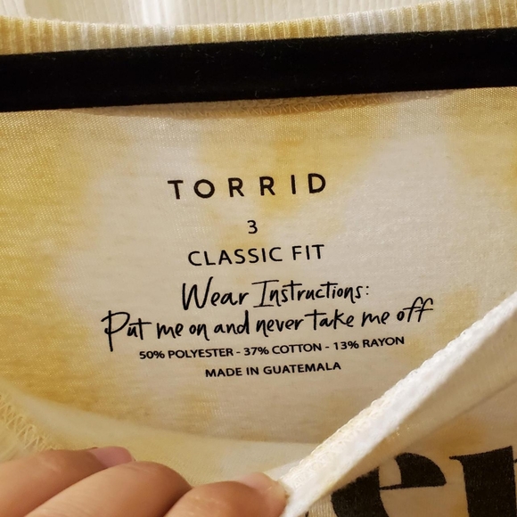 Torrid Tie Dye Shirt - Picture 4 of 4